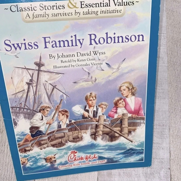 Swiss Family Robinson paperback book by Chick Fil A - Picture 2 of 5